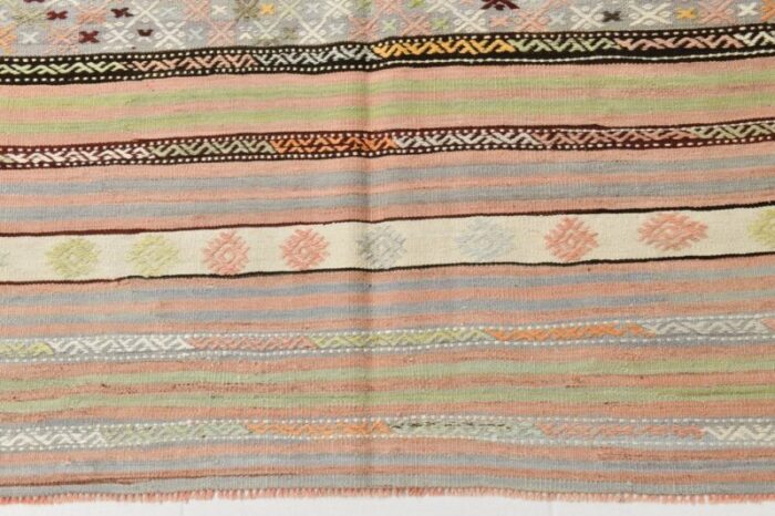 vintage striped kilim rug 14