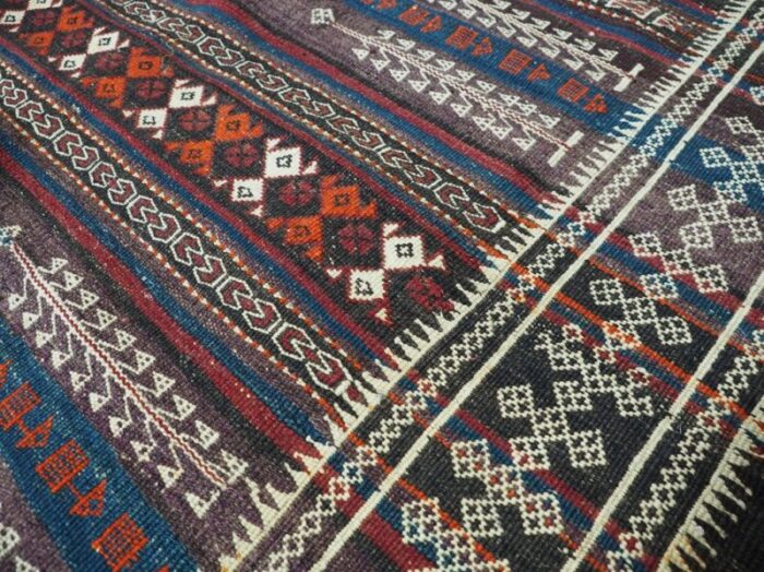 vintage tribal nomadic beluch kilim rug afghanistan 1930s 10 3