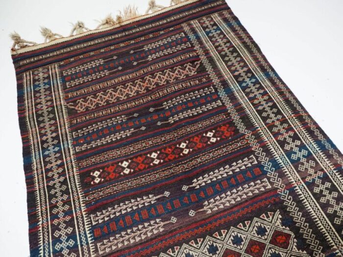 vintage tribal nomadic beluch kilim rug afghanistan 1930s 7 3