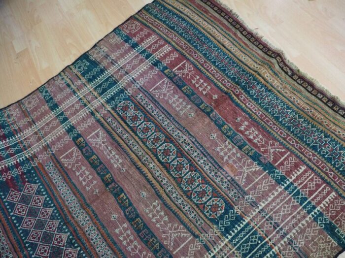 vintage tribal nomadic beluch kilim rug afghanistan 1930s 7