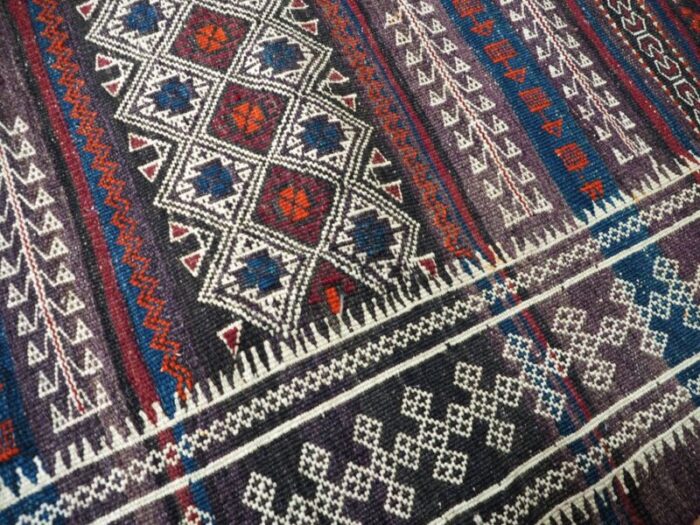 vintage tribal nomadic beluch kilim rug afghanistan 1930s 9 3