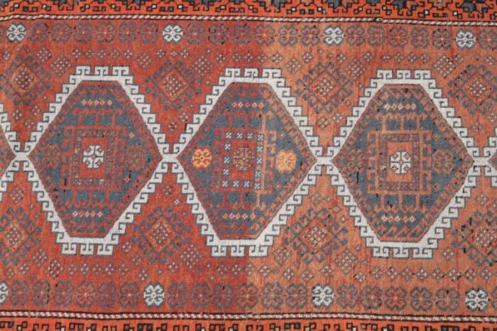 vintage turkish brown runner rug 3 1