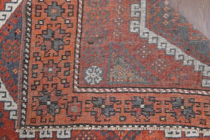 vintage turkish brown runner rug 6 1