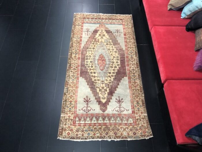 vintage turkish handmade rug 2 1