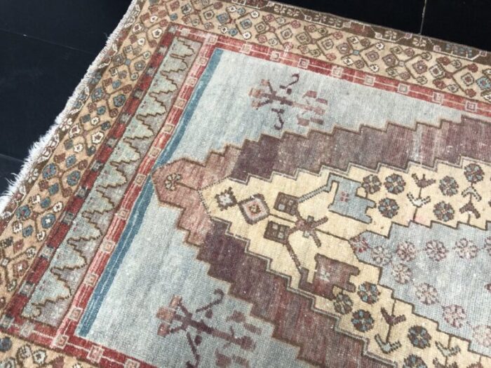 vintage turkish handmade rug 5 1