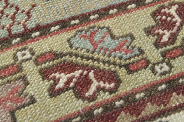 vintage turkish handmade wool area rug anatolia 1960s 3