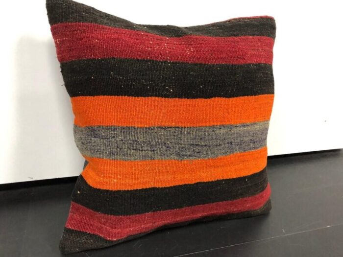 vintage turkish kilim pillow cover 1950 3351