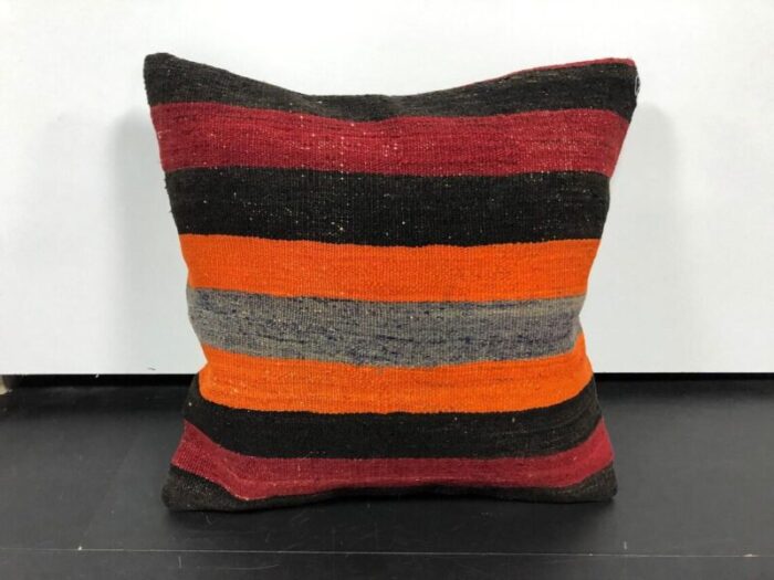 vintage turkish kilim pillow cover 1950 6989