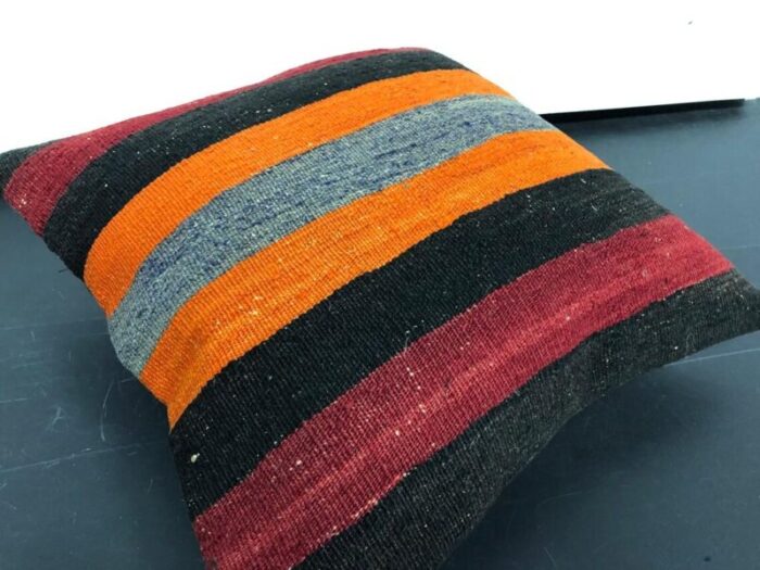 vintage turkish kilim pillow cover 1950 7229