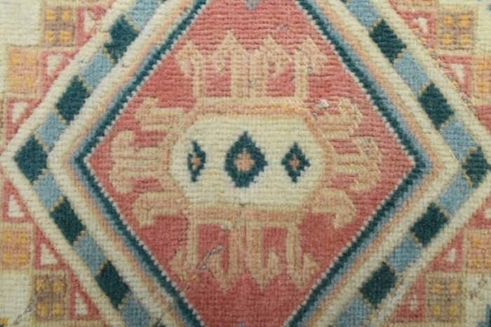 vintage turkish minimalist area rug 9