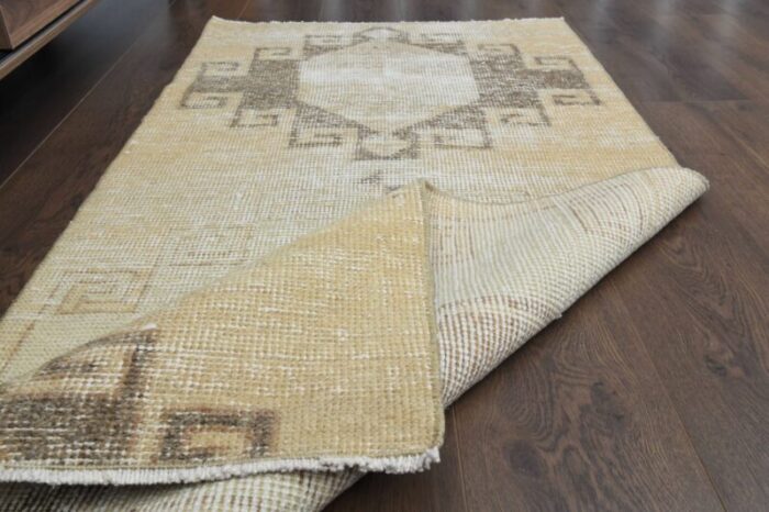 vintage turkish nature rug 1970s 5