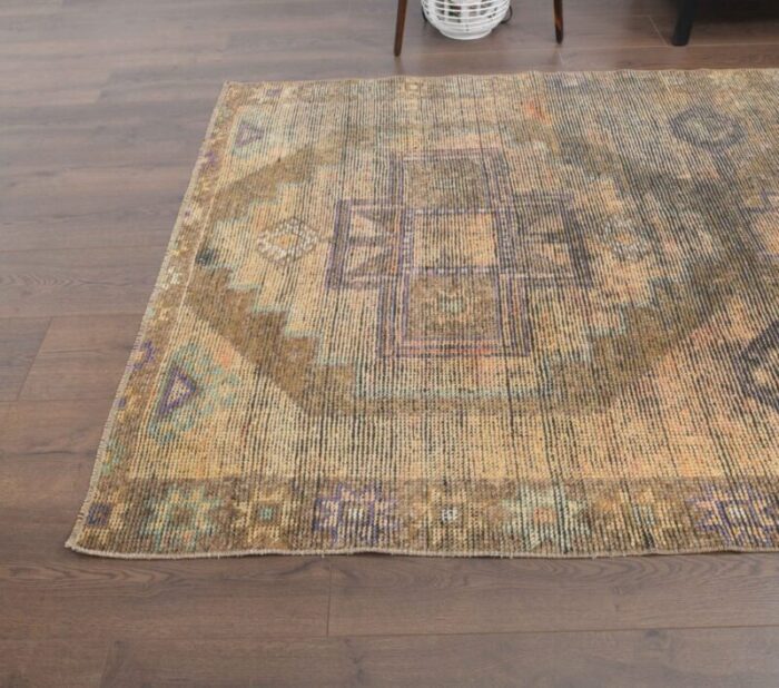 vintage turkish orange rug 4