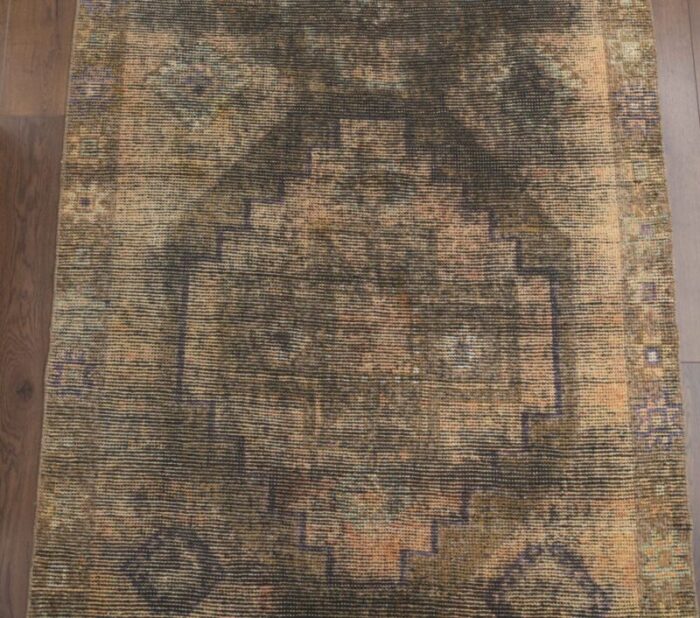 vintage turkish orange rug 8