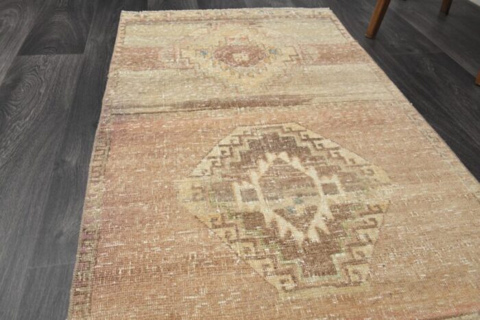 vintage turkish orange runner rug 1960s 6 1