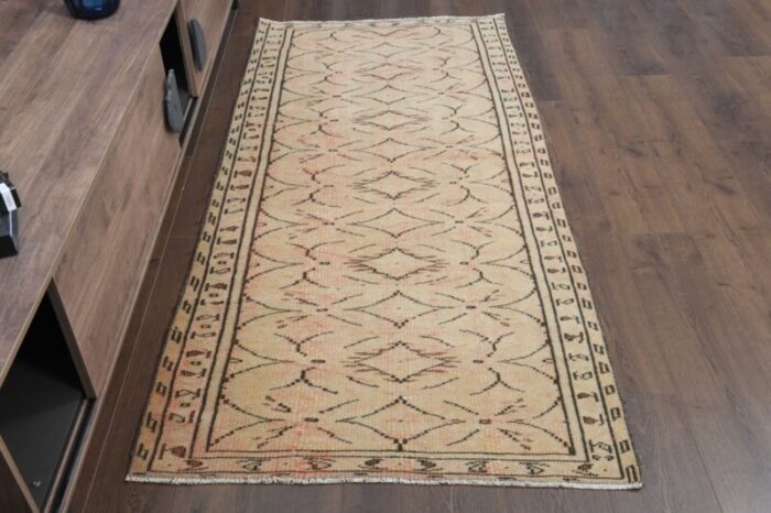 vintage turkish runner rug 1 3