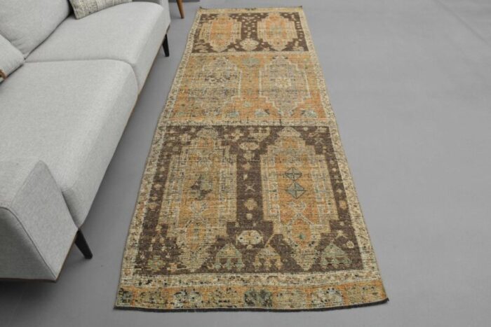 vintage turkish runner rug 1 8