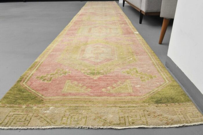 vintage turkish runner rug 1 9