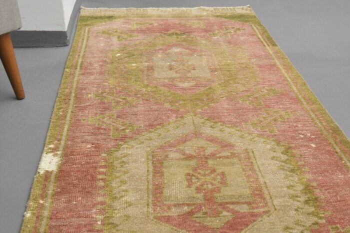 vintage turkish runner rug 7 9