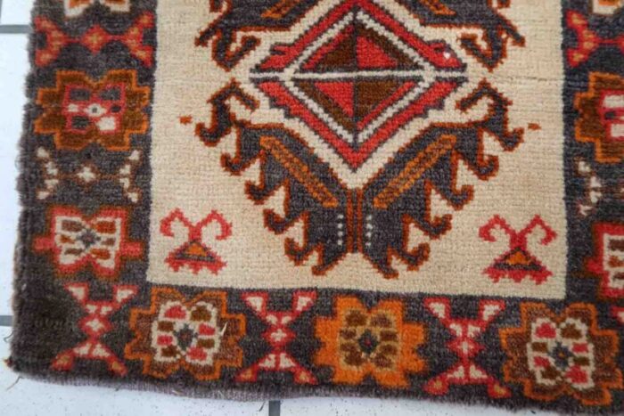 vintage turkish sivas rug 1960s 4