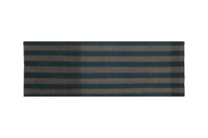 vintage turkish striped kilim rug 2