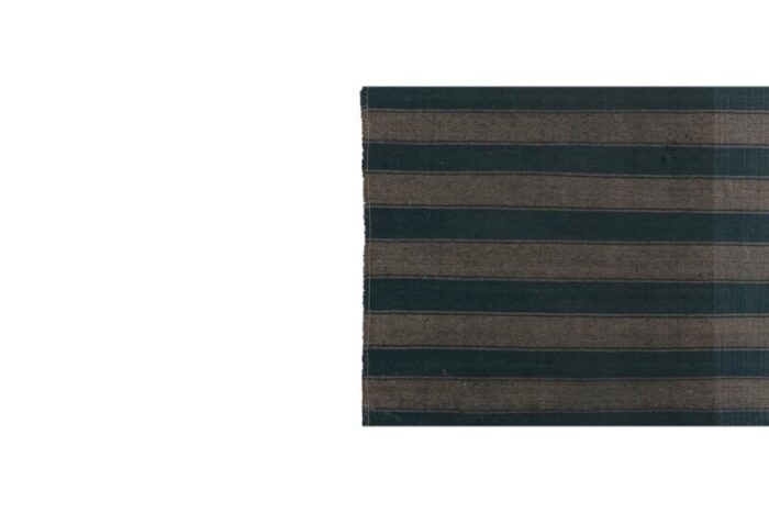 vintage turkish striped kilim rug 3