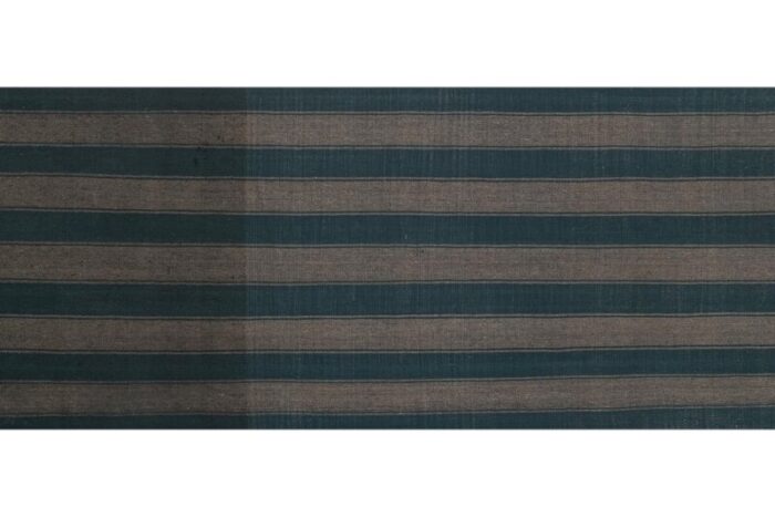 vintage turkish striped kilim rug 4