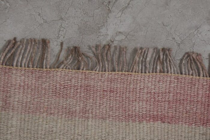 vintage turkish striped kilim runner rug 11