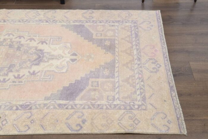 vintage turkish wool area rug anatolian 1950s 4 1