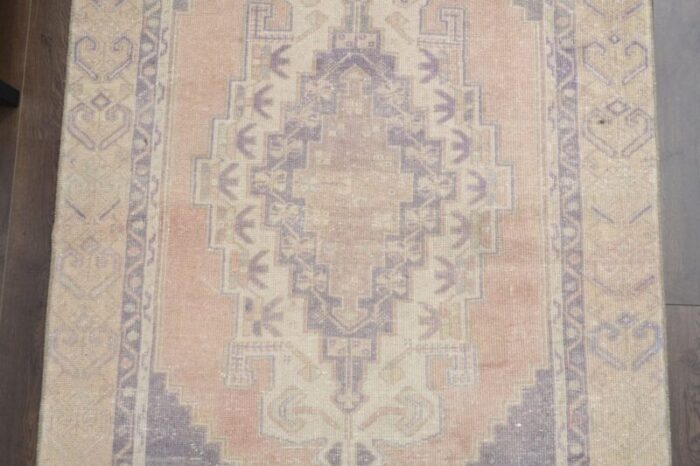 vintage turkish wool area rug anatolian 1950s 7 1