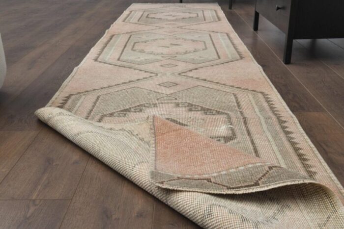 vintage turkish wool oushak rug 3 1