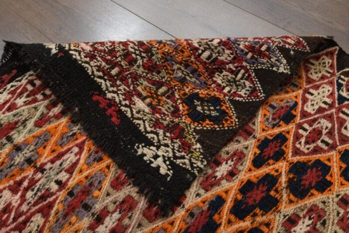 vintage turkish wool oushak rug 8