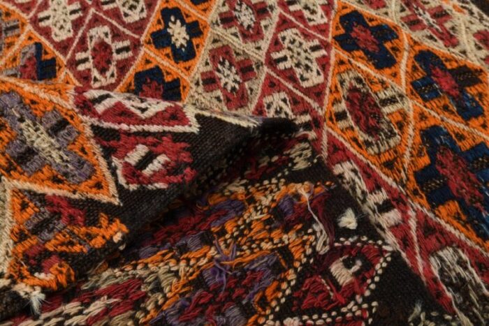 vintage turkish wool oushak rug 9