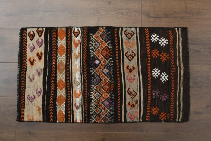 vintage turkish wool oushak rug anatolia 1960s 10