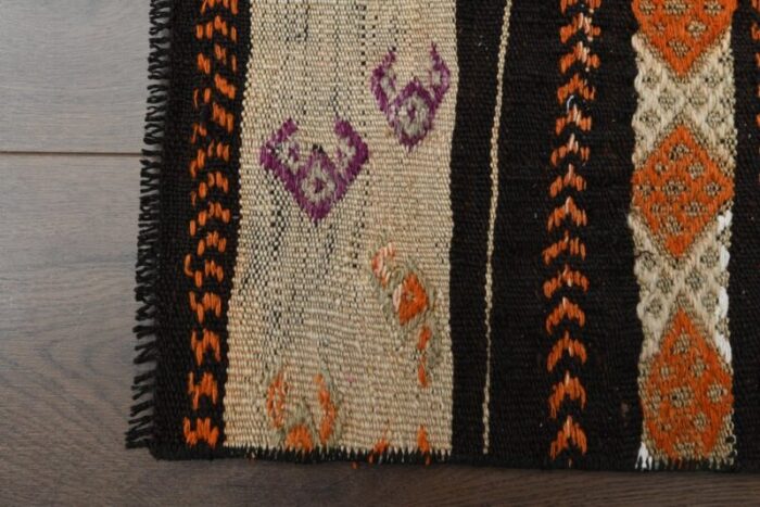 vintage turkish wool oushak rug anatolia 1960s 7