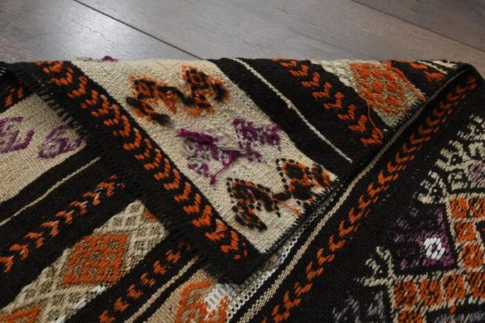 vintage turkish wool oushak rug anatolia 1960s 8