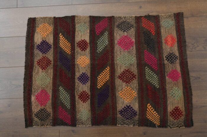 vintage turkish wool rug 10 2