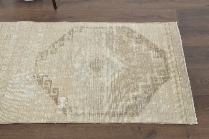 vintage turkish wool runner 1940s 4