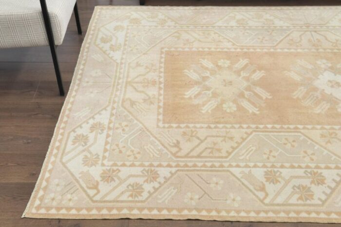 vintage turkish wool runner 1960s 4 1