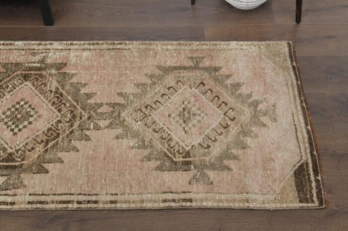 vintage turkish wool runner 1970s 4