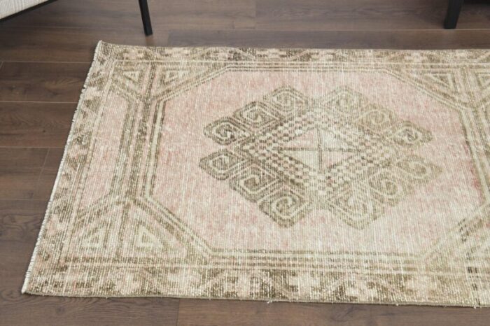 vintage turkish wool runner 1970s 6 2