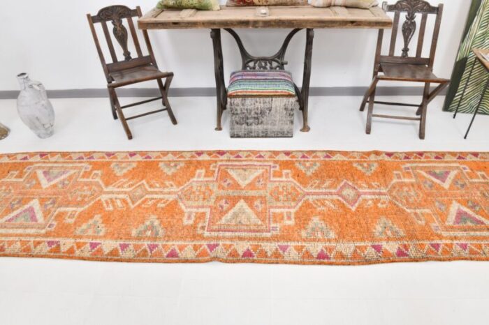 vintage turkish wool runner rug 10 1