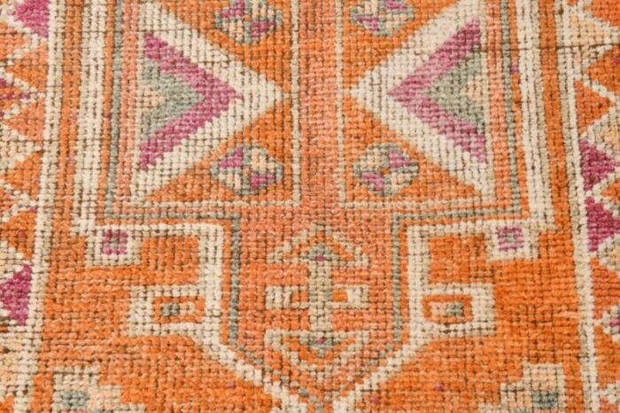 vintage turkish wool runner rug 11