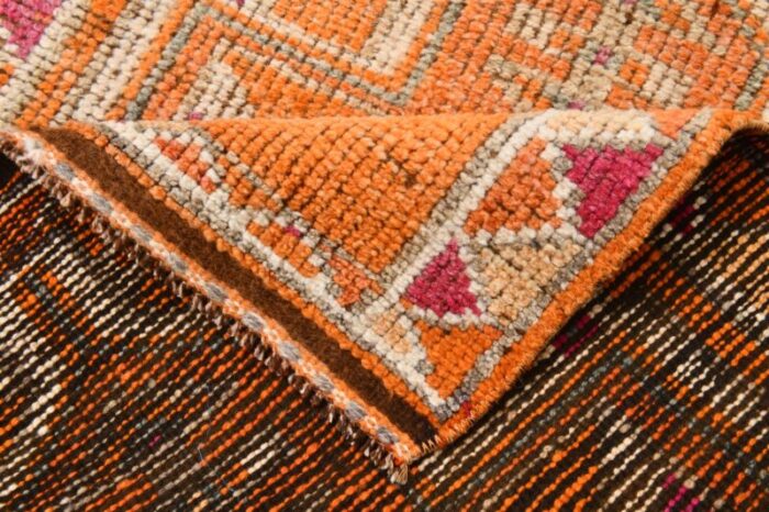 vintage turkish wool runner rug 13