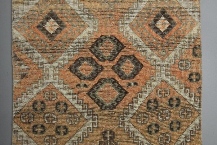 vintage turkish wool runner rug 1960s 4