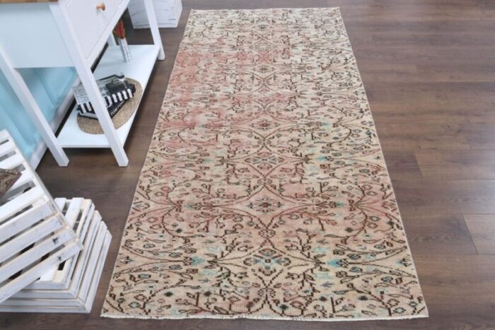 vintage turkish wool runner rug 3 2