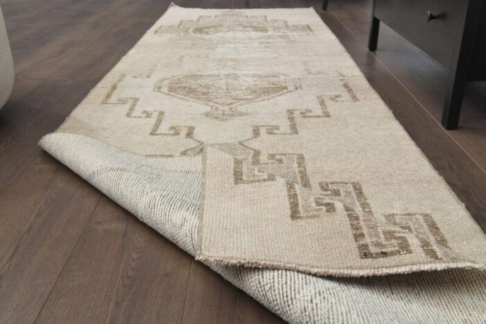 vintage turkish wool runner rug 3 3