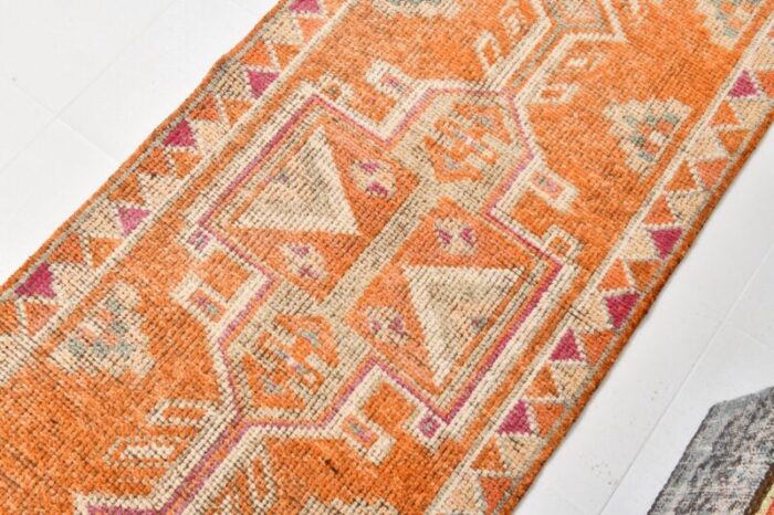 vintage turkish wool runner rug 4 6