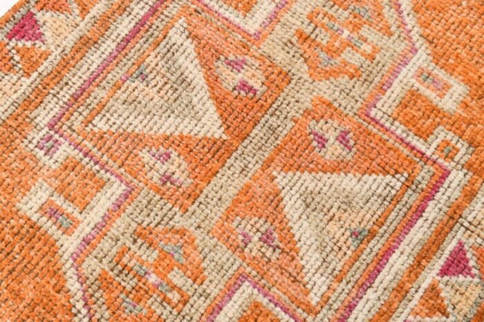 vintage turkish wool runner rug 5 6