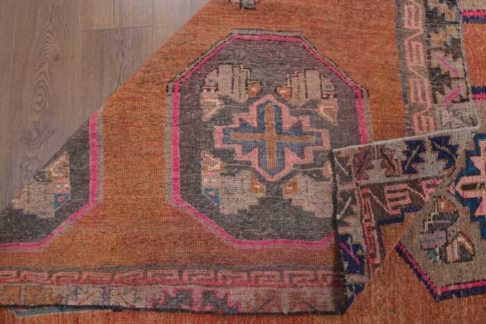 vintage turkish wool runner rug 8 3