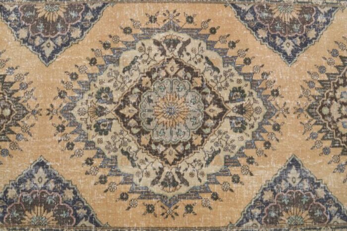 vintage turkish wool runner rug 8